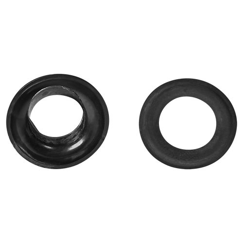 Люверсы 12 мм сталь цвет черный 5 шт. - фото 2