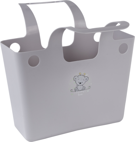 Корзина Berossi Mommy Love 11.06x34.36x28.0 см пластик дымчато-серый - фото 4