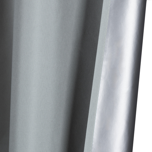 Комплект штор на ленте блэкаут Miamoza Dark 150x250 см цвет серый - фото 5