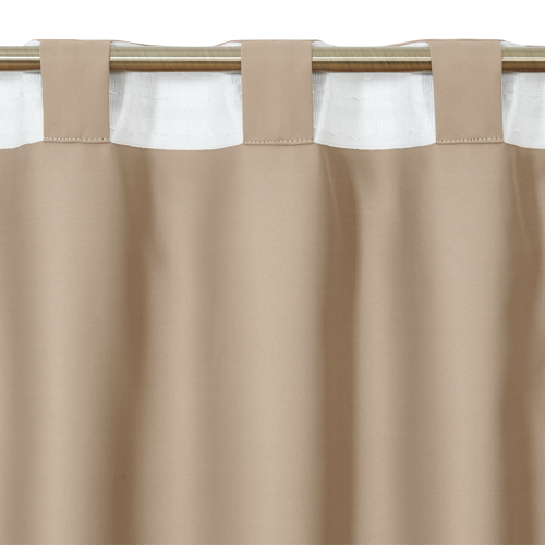 Штора со скрытыми петлями блэкаут Inspire Alycia 200x280 см цвет бежевый Trench 3 - фото 5