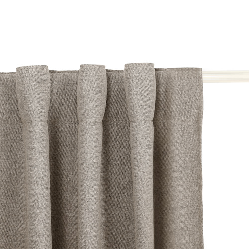 Штора на ленте блэкаут Cashmere 200x300 см цвет коричневый - фото 4