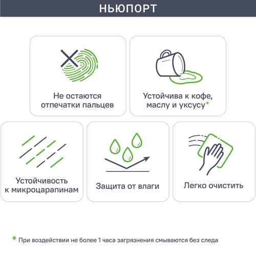 Фасад для кухонного шкафа Ньюпорт 59.7x137.3 см Delinia ID МДФ цвет белый - фото 4
