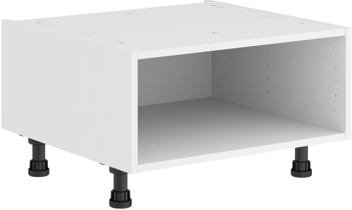 Каркас напольный на колонку Delinia ID 60x26x56 см ЛДСП белый - фото 5