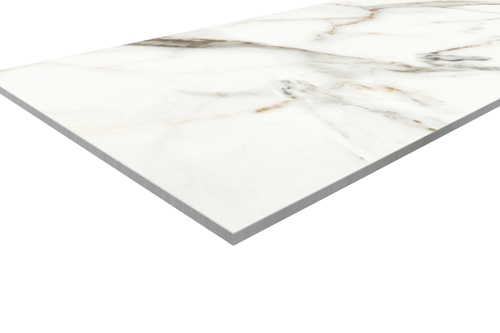 Стеновая панель Calacatta Snow 300x0.4x60 см АКП цвет белый - фото 2