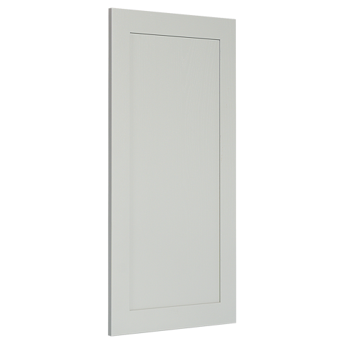 Фасад кухонного шкафа Кинель 33.1x76.5 см KONSENSA массив дерева цвет серо-зеленый - фото 2