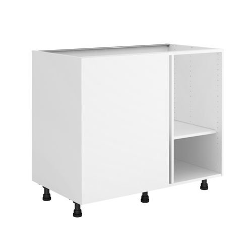 Каркас для напольного кухонного шкафа 100x77x56 см KONSENSA ЛДСП цвет белый - фото 4