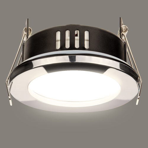Светильник точечный встраиваемый влагозащищенный TDM Electric SQ0359-0111 под отверстие 80 мм 4 м² цвет хром - фото 3