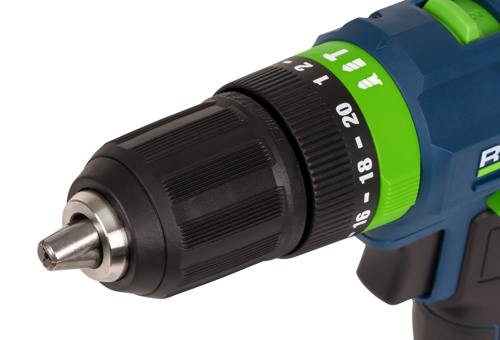 Дрель-шуруповерт аккумуляторная ударная Rockfield RF2052K, 20 В Li-ion 2x2 Ач - фото 10