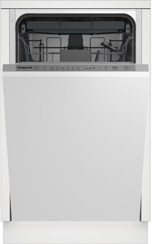 Встраиваемая посудомоечная машина Hotpoint HIS 2D86 D 45 см 8 программ цвет нержавеющая сталь - фото 2