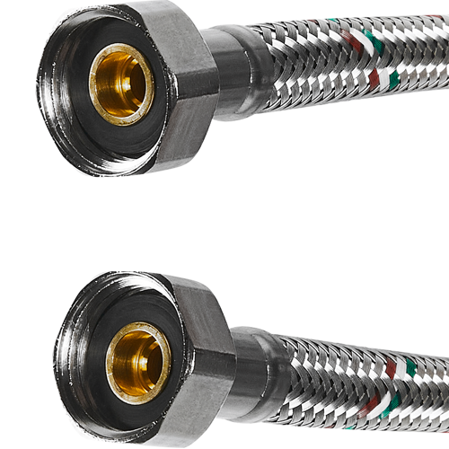Гибкая подводка для воды Uni-Fitt 1/2" гайка - гайка 200 см - фото 2