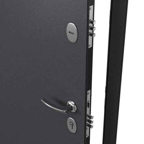 Дверь входная металлическая Гибсон 95x205 см левая классик беленый - фото 2