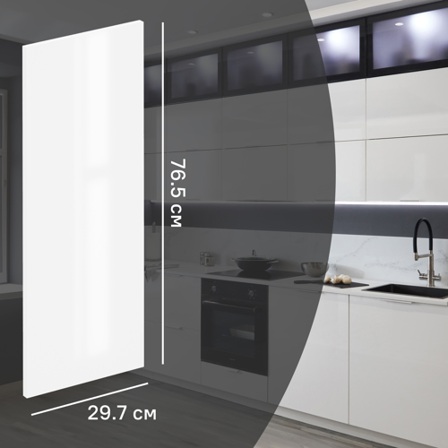 Фасад кухонного шкафа Аша 29.7x76.5 см KONSENSA ЛДСП цвет белый