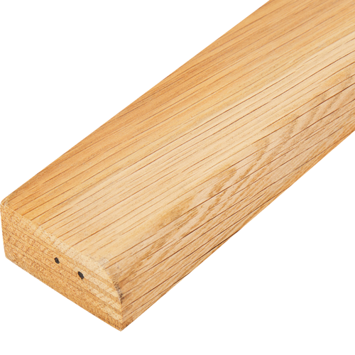 Плинтус массив дерева 240x4x4 см цвет дуб