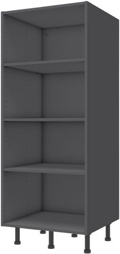 Каркас для кухонного шкафа-полуколонны 60x138x56 см ДСП цвет серый