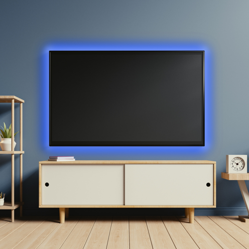 Светодиодная лента для контурной подсветки Apeyron SMD3528 12В 8 мм 3м 9.6 Вт/м 120диод/м 624 лм/м синий свет - фото 19