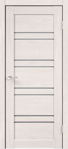 Дверь межкомнатная со стеклом Лайн 1 90x200 см Hardflex цвет дуб тернер белый без замка, без петель