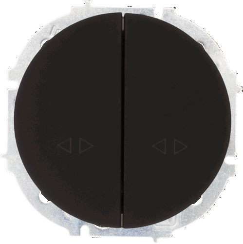 Выключатель встраиваемый Lezard Osen 2 клавиши цвет черный - фото 2