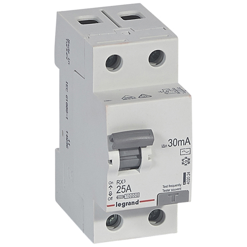 УЗО Legrand RX3 2P 25 А 30 мА 10 кА АС - фото 2