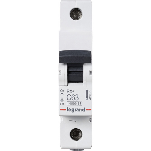 Автоматический выключатель Legrand RX3 1P C63 А 4.5 кА - фото 4