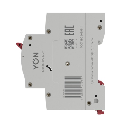 Автоматический выключатель DKC Yon 3P C32 А 4.5 кА - фото 4