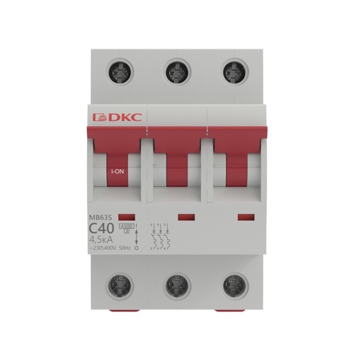 Автоматический выключатель DKC Yon 3P C40 А 4.5 кА - фото 3