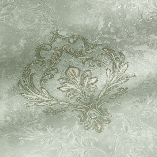 Обои флизелиновые Euro Decor Saphire зеленые 1.06 м ED7259-04 - фото 3