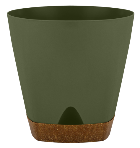 Горшок для цветов Ingreen Wood Ø25 h24.4 см v8 л пластик тайга