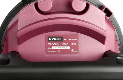 Пылесос строительный Neolaser NVC-25 NL, 1600 Вт, 25 л - фото 13