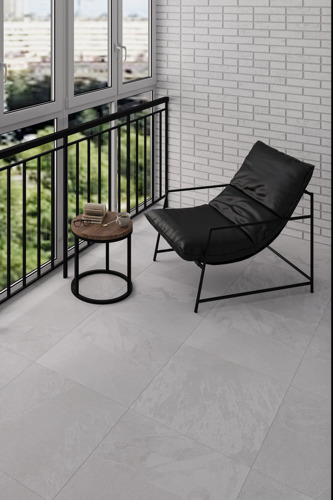 Керамогранит Incolor Rockstone BiancoMatt 60x60 см 1.44 м² матовый цвет светло-серый