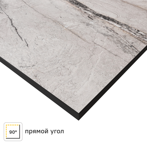 Столешница кухонная Slotex Мугла 300x60x1.6 см HPL-пластик цвет серо-белый